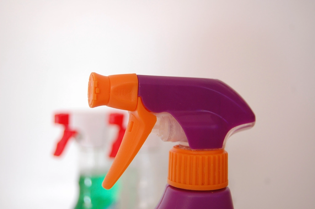 Flasker med rengøringsspray